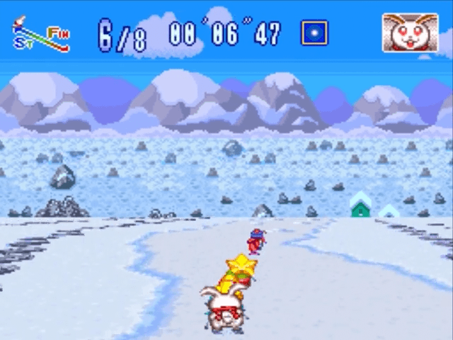 Waku Waku Ski Wonder Spur screenshot 3 for Super Famicom